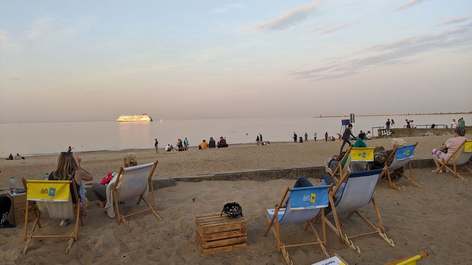 Plaża w Gdańsku Brzeźnie