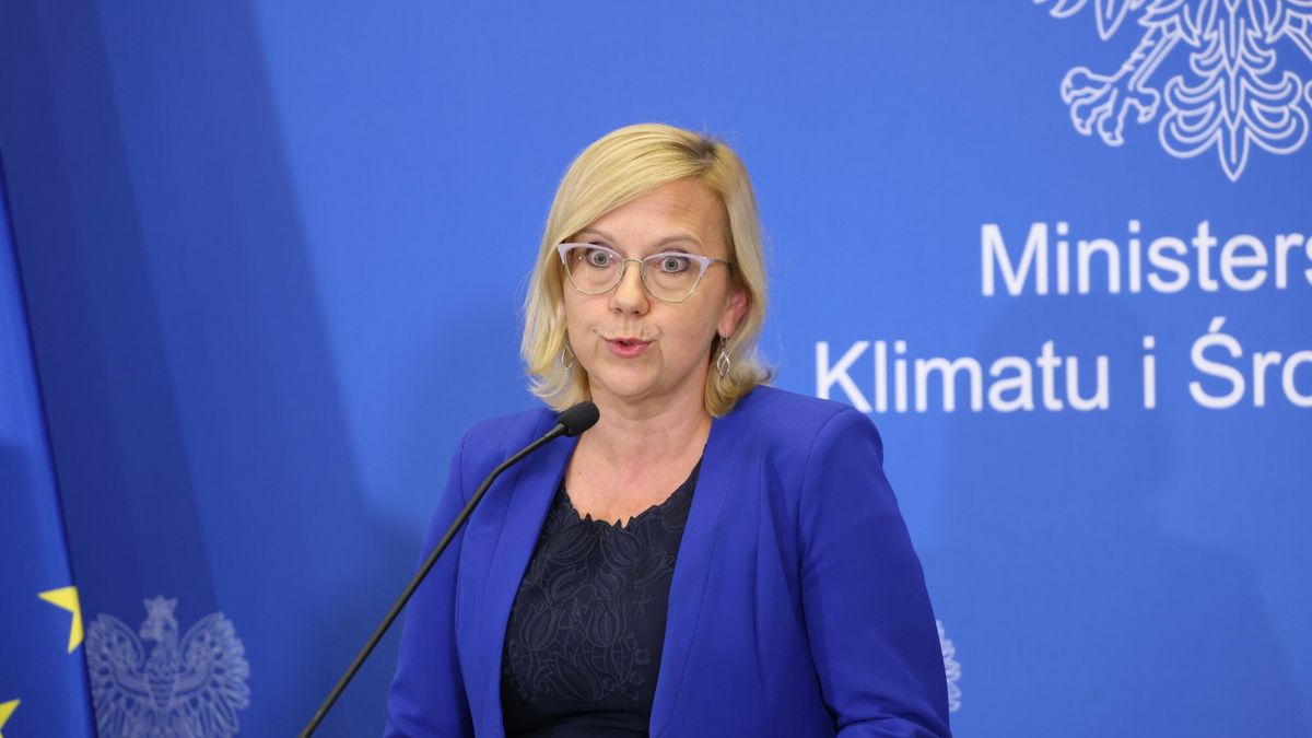 Minister klimatu i środowiska Anna Moskwa