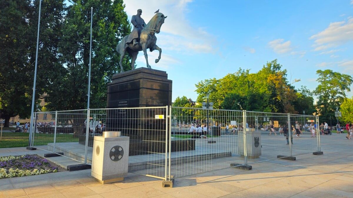 Rusza remont pomnika Józefa Piłsudskiego na Placu Litewskim w Lublinie
