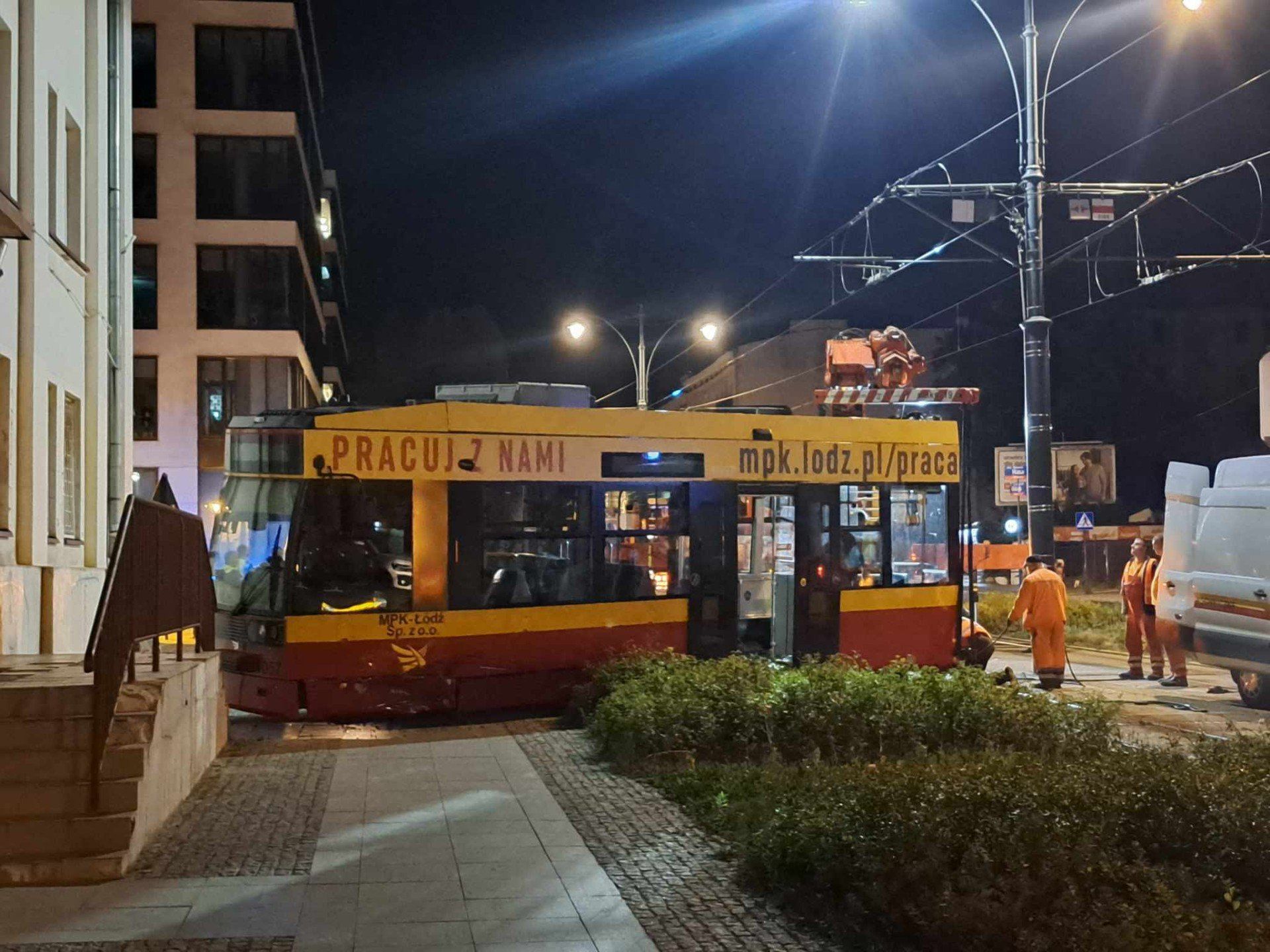 O mały włos od tragedii w Łodzi