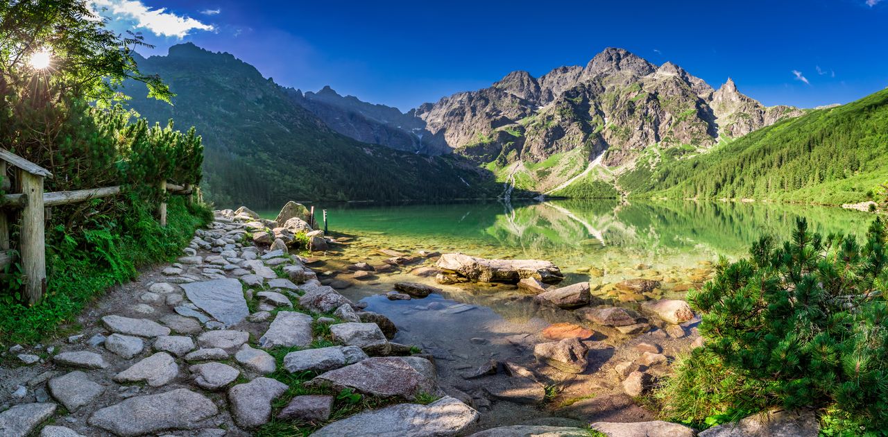 Sensacja nad Morskim Okiem. "Wychodzi spod wody i żeruje"