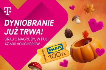 T-Mobile rozda 600 voucherów do IKEA. Tak działa "Dyniobranie"