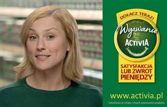 Poświąteczne wyzwanie reklamuje Activię (wideo)