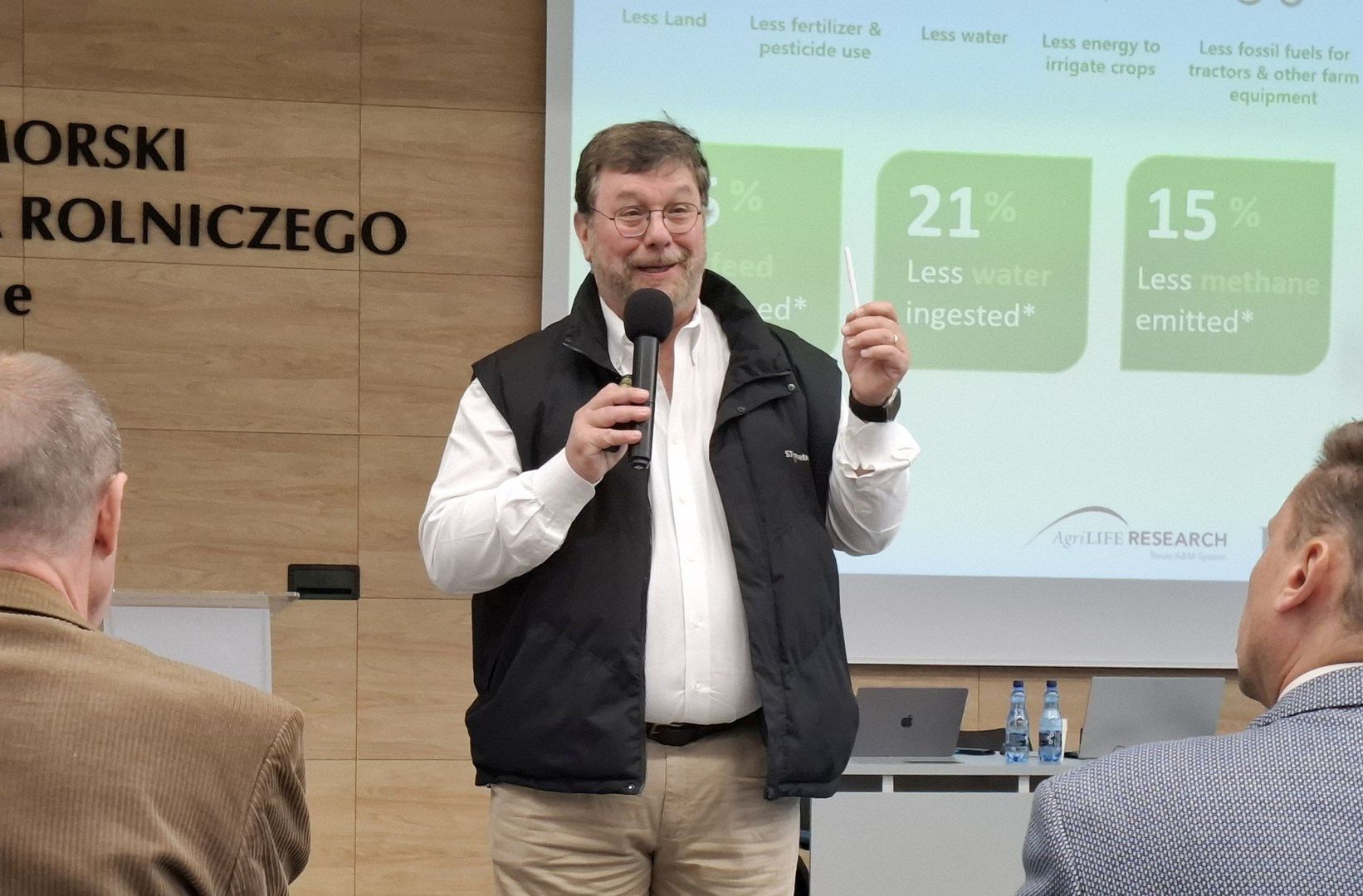 30 maja 2025 Juan Moreno w Kujawsko-Pomorskim Ośrodku Doradztwa Rolniczego w Minikowie 