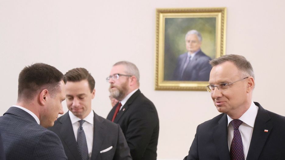 Konsultacje ws. nowego rządu w Pałacu Prezydenckim. Prezydent Andrzej Duda ma nowy plan wobec Konfederacji?
