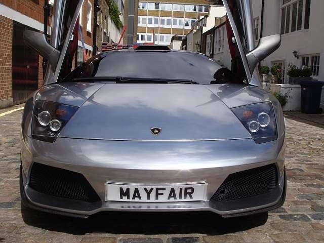 Chromowane Lamborghini Murcielago LP640