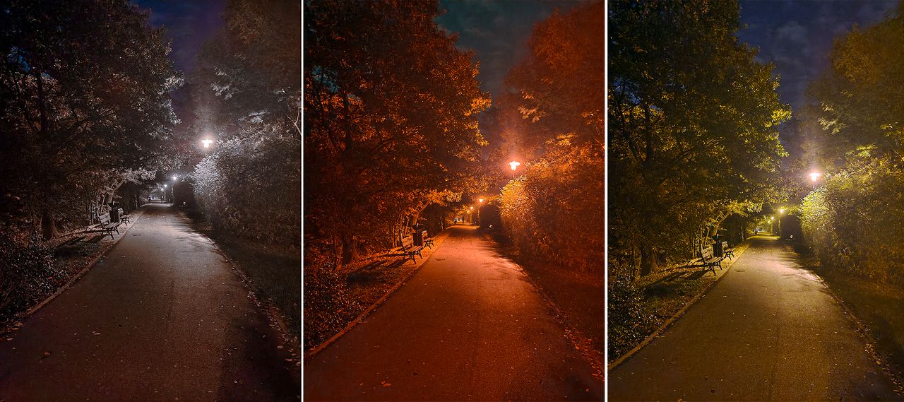 Filtry przeznaczone do fotografii nocnej w vivo x51 5G