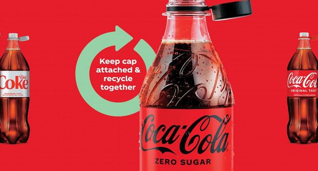 Coca-Cola wprowadza nowe, bardziej ekologiczne zakrętki