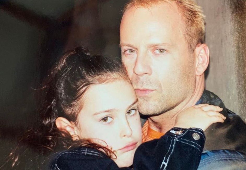 Pamiątkowe zdjęcia Rumer Willis z tatą Brucem Willisem