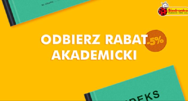 „Rabat studencki 5” - Biedronka ze specjalną promocją dla studentów