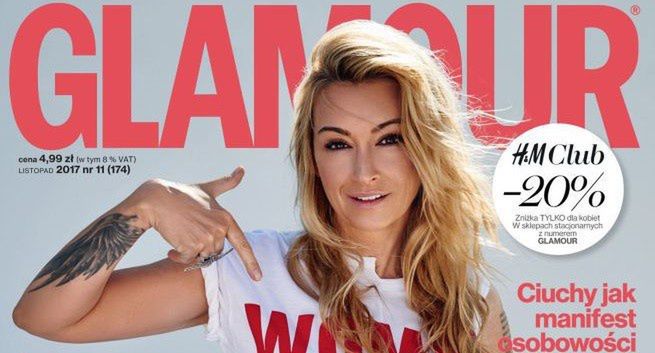 „Glamour” przygotowany w całości przez kobiety, na okładce Martyna Wojciechowska