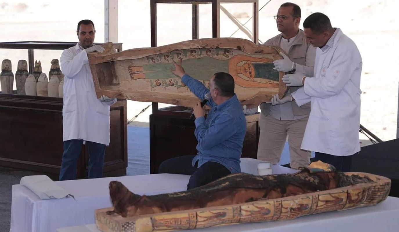 Odkopali sarkofag w Egipcie. Świat się śmieje, widząc, co było w środku