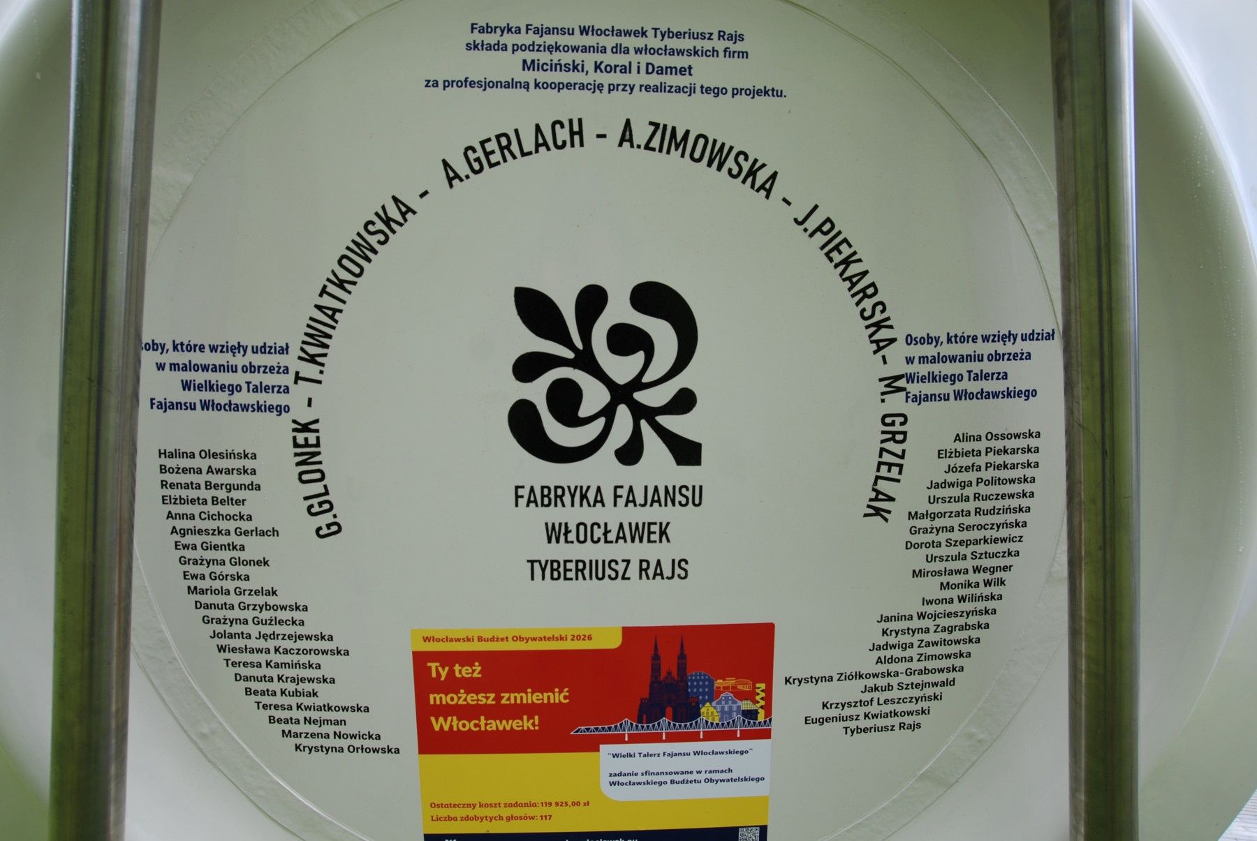 Fajansowy talerz na Słodowie