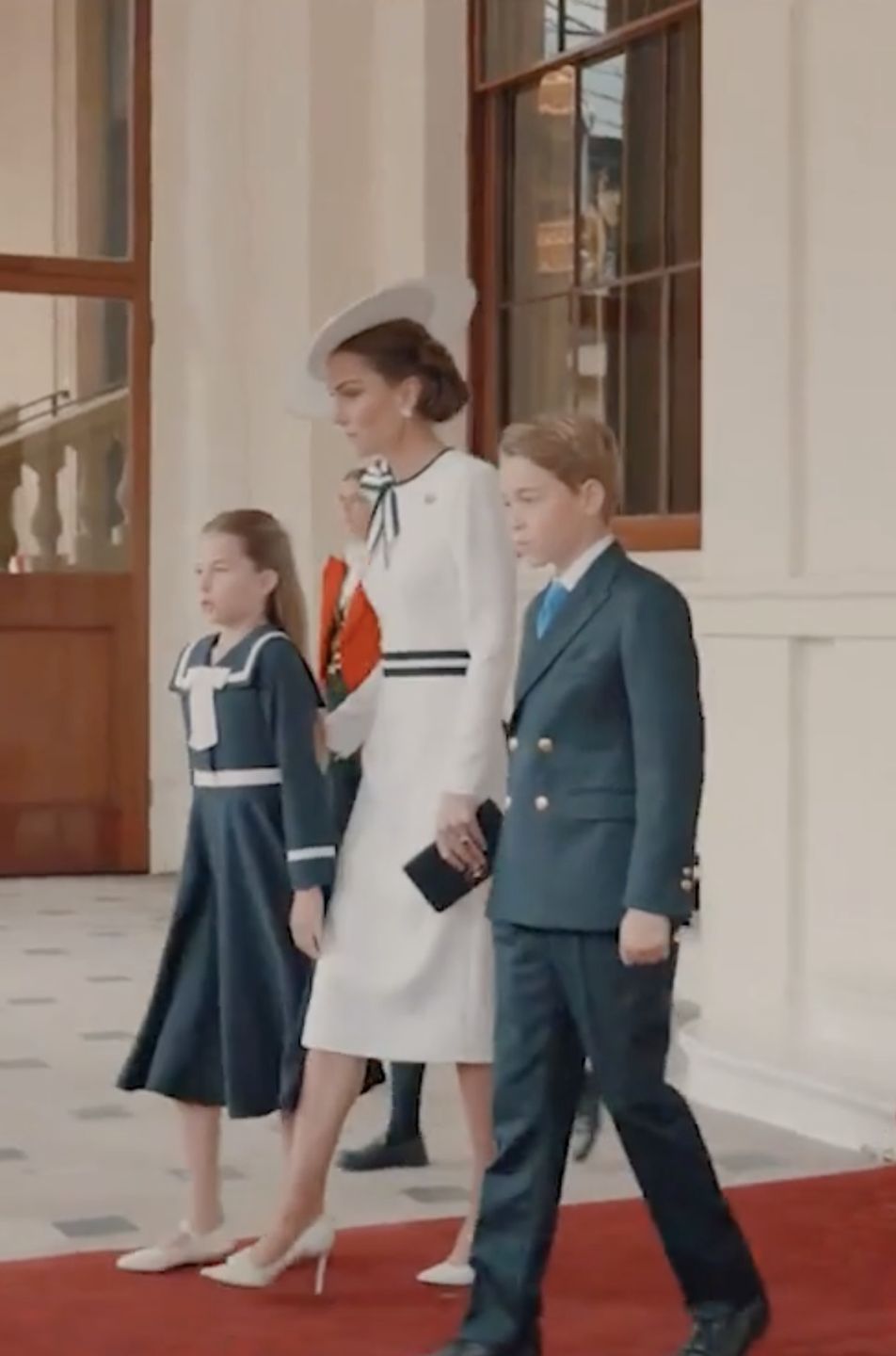 Księżna Kate i księżniczka Charlotte podczas Trooping the Colour 2024