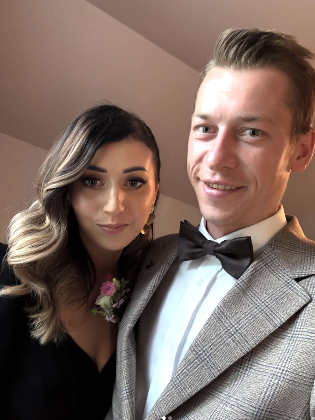 Aleksander Zniszczoł z żoną