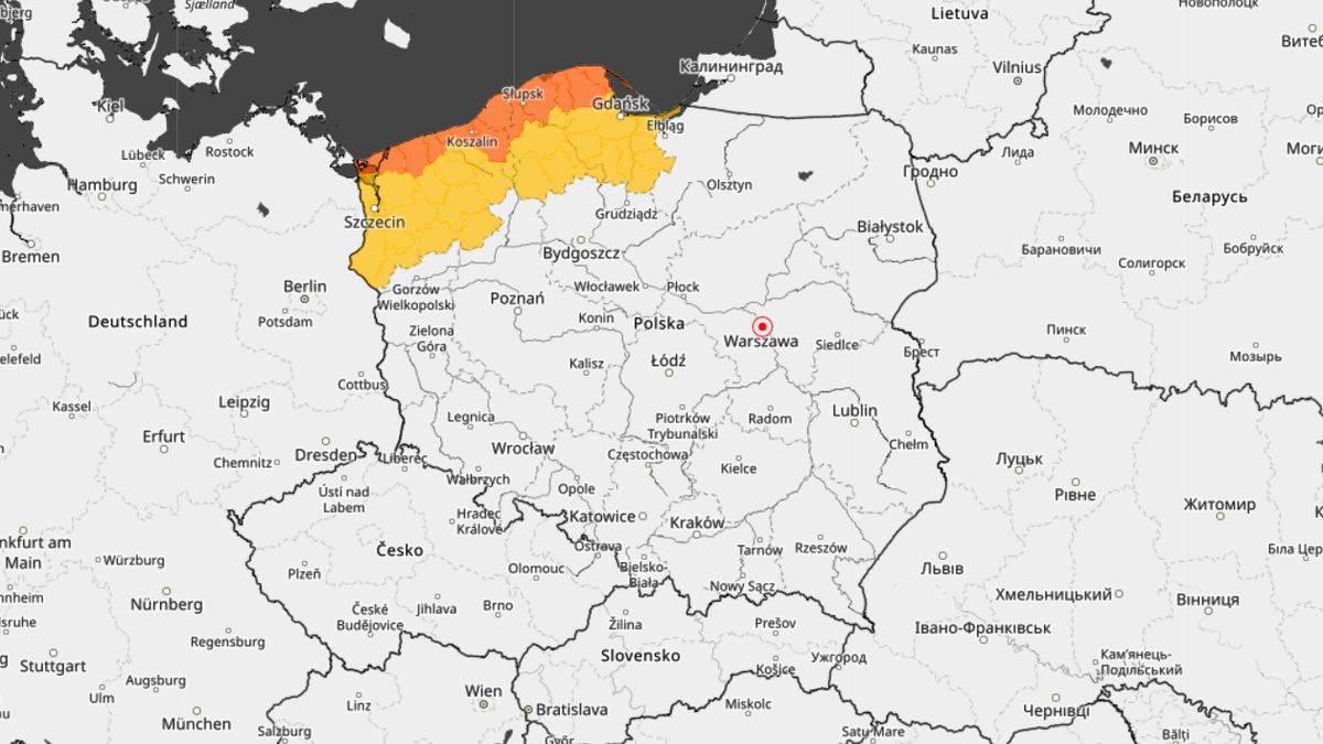 IMGW ostrzega przed wichurami 