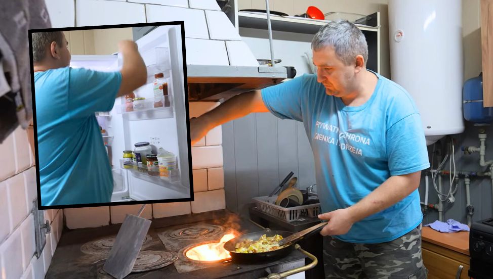 Robił "podlaskie chipsy". Brat Andrzeja z Plutycz pokazał, co mają w lodówce