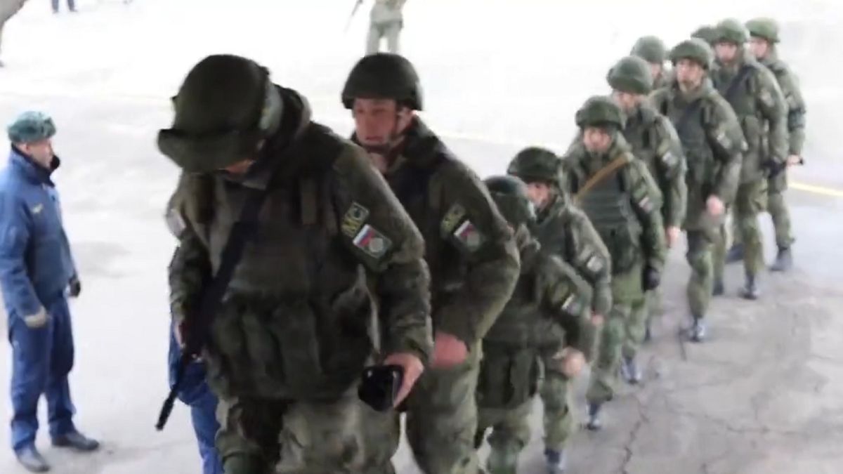 Rosyjscy żołnierze wracają do kraju