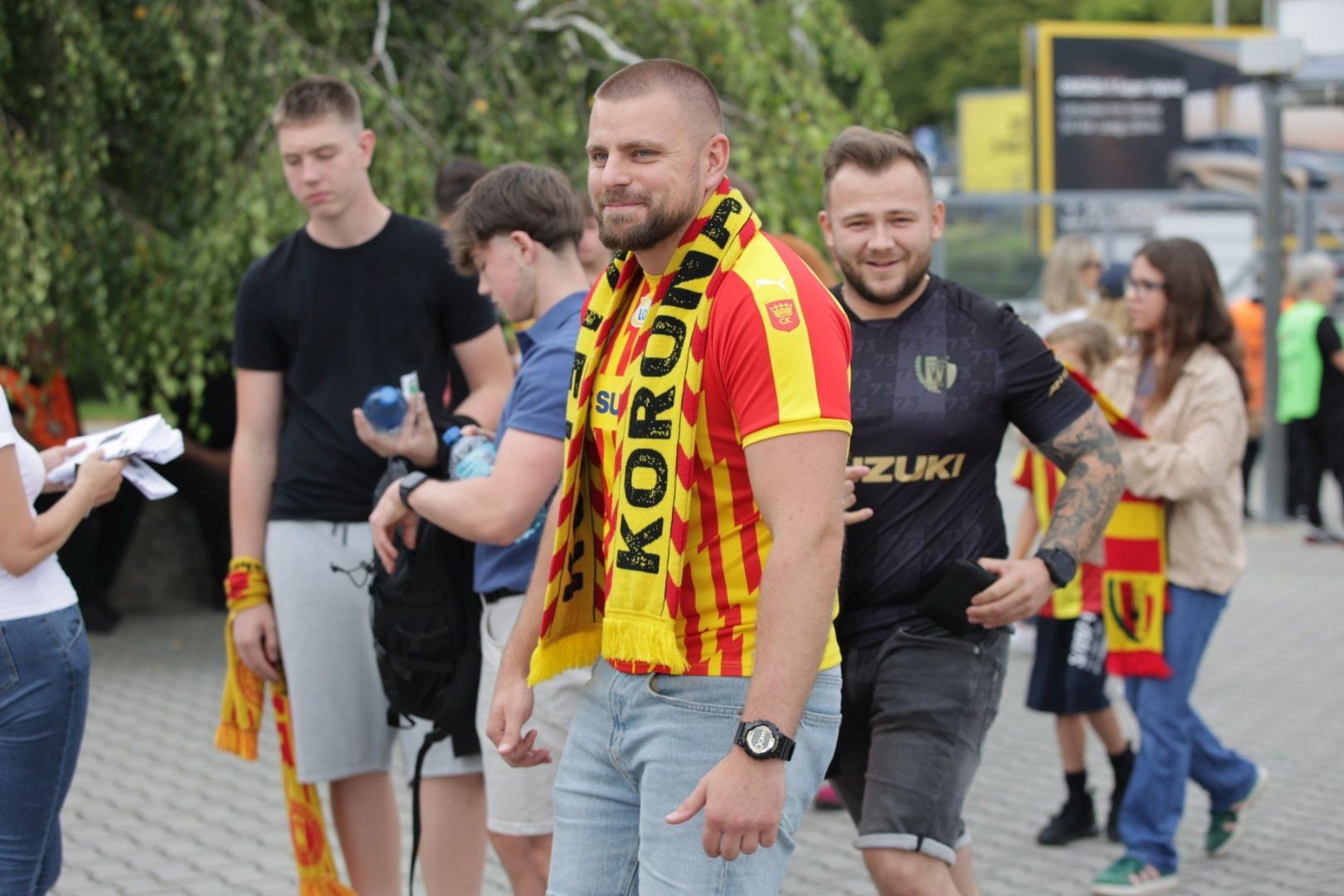 Kibice na meczu Korona Kielce - Radomiak Radom