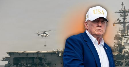 Koszmar na lotniskowcu? Trump ma inne zdanie. "Jest pięknie utrzymany"