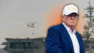 Koszmar na lotniskowcu? Trump ma inne zdanie. "Jest pięknie utrzymany"
