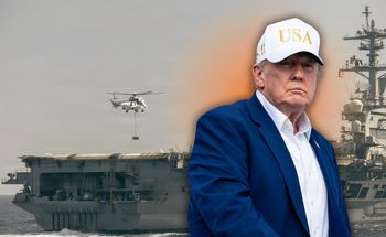 Koszmar na lotniskowcu? Trump ma inne zdanie. "Jest pięknie utrzymany"