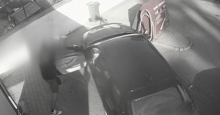 Próbował uciec z rocznym dzieckiem w nosidełku. Spektakularna akcja służb