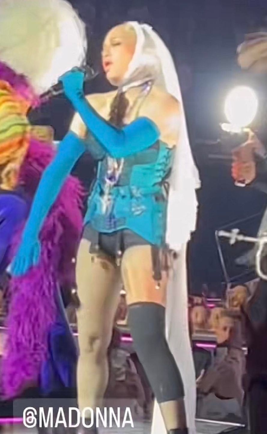 Madonna na koncercie w Londynie