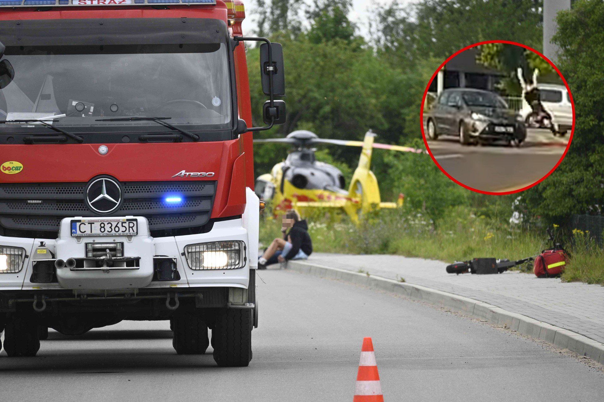 Tragiczne statystyki wypadków na hulajnogach elektrycznych w woj. śląskim. Odblokowane pędzą nawet do 75 km/h
