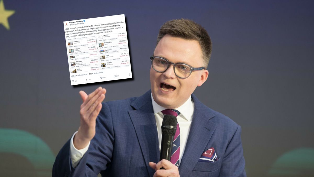 Marszałek Sejmu twierdzi, że ceny mieszkań spadają