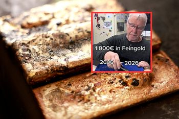 Porównał złoto z 2006 i 2026 roku. Różnica wielkości widoczna gołym okiem