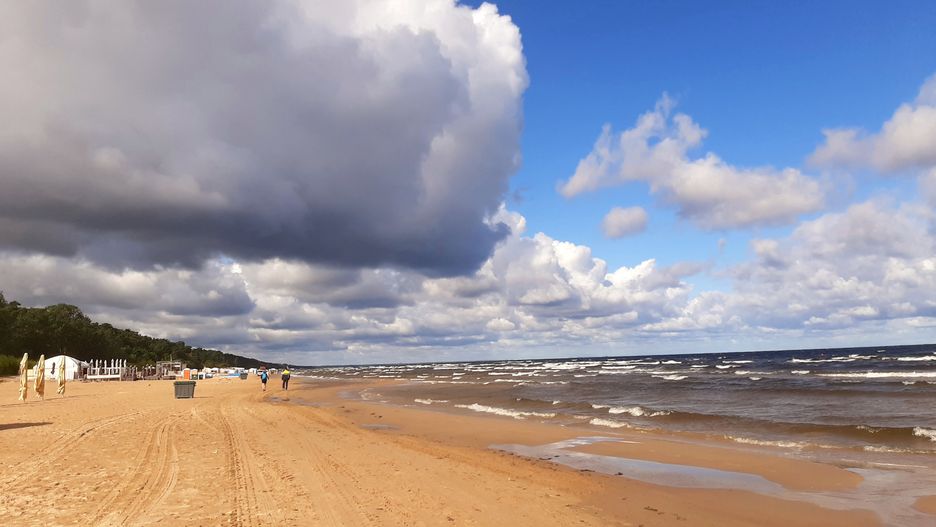 Plaże w Jurmali ciągną się kilometrami