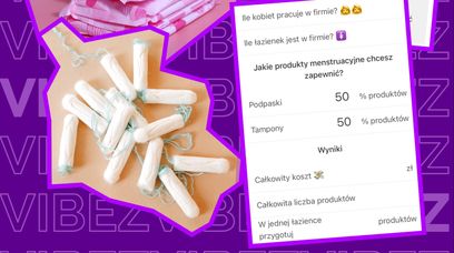 Pracodawco! Sprawdź, ile kosztuje cię miesiączka. Powstał kalkulator produktów menstruacyjnych