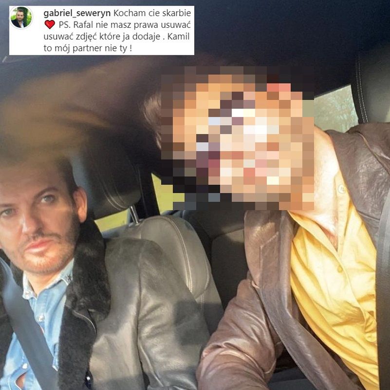 Gabriel Seweryn z tajemniczym znajomym
