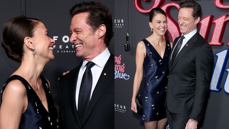 Hugh Jackman z nową partnerką bryluje na premierze (ZDJĘCIA)