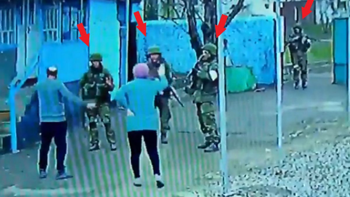 Małżeństwo przepędziło rosyjskich żołnierzy. 