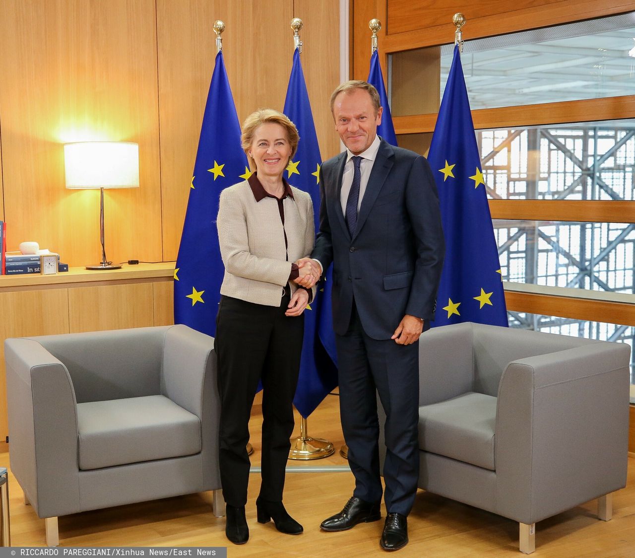 Ursula von der Leyen, Donald Tusk, 2019 rok.