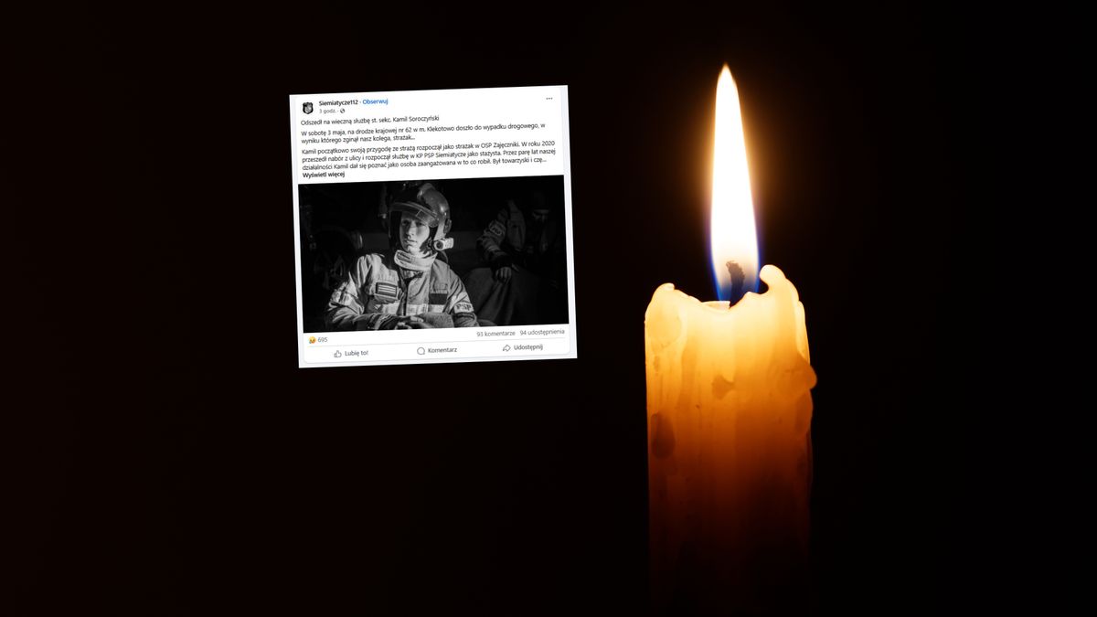 Nie żyje 25-letni Kamil Soroczyński.