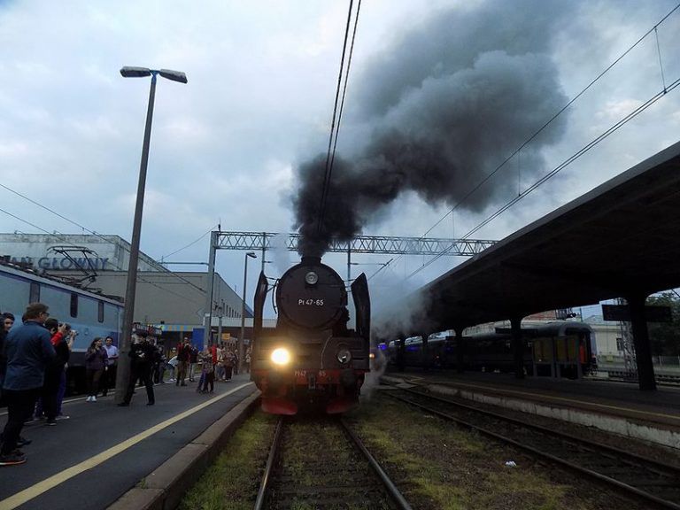 Pociągiem dotarł do Poznania. Kiedy wysiadł z pociągu na dworcu, jego mama od razu go poznała 