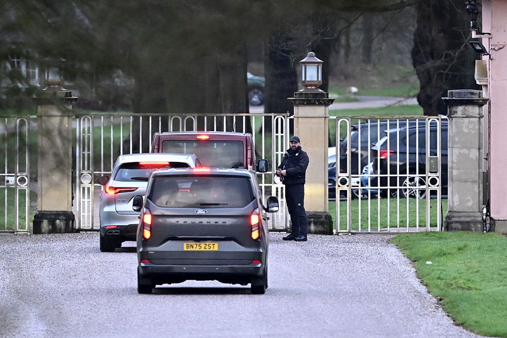 Police Continue To Search Royal Lodge After Arrest Of Andrew Mountbatten-WindsorWINDSOR, ENGLAND - FEBRUARY 20:  Unmarked vehicles enter the gates of the Royal Lodge, Andrew Mountbatten-Windsor's former residence in Windsor Great Park, February 20, 2026 in Windsor, England. The former Prince Andrew was arrested yesterday at his new residence on the Sandringham estate on suspicion of misconduct in public office. In a statement, Thames Valley police said they were also "carrying out searches at addresses in Berkshire and Norfolk" as part of the investigation. The Berkshire property is believed to be the Royal Lodge. (Photo by Leon Neal/Getty Images)Leon Neal