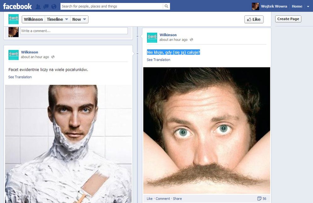 Wilkinson straszy owłosioną strefą bikini na Facebooku. Kto się oburza, kto się śmieje? 2
