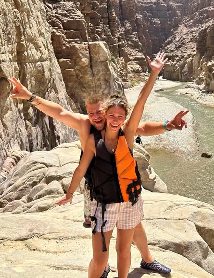 Tomasz Jakubiak z żoną