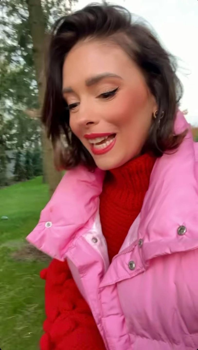 Klaudia Halejcio świętuje fakt, że 4 miesiące temu została mamą