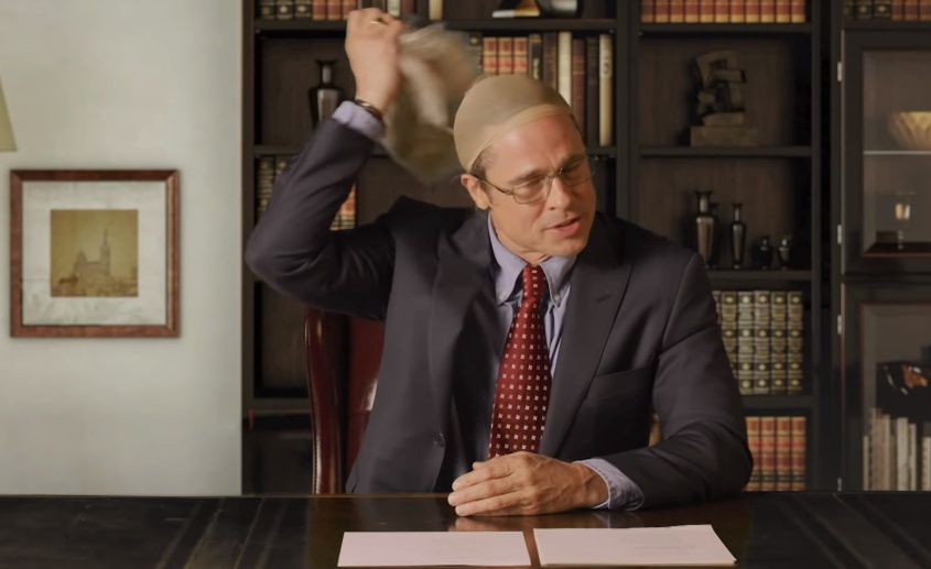 Brad Pitt jako dr.  Anthony Fauci