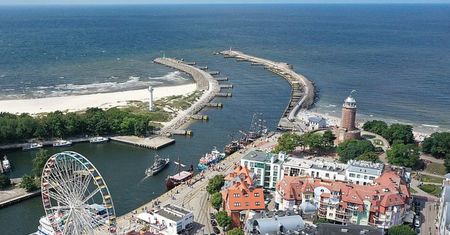 Pogoda w Kołobrzegu. Prognoza na poniedziałek 8 grudnia. Do 10°C i przelotny deszcz
