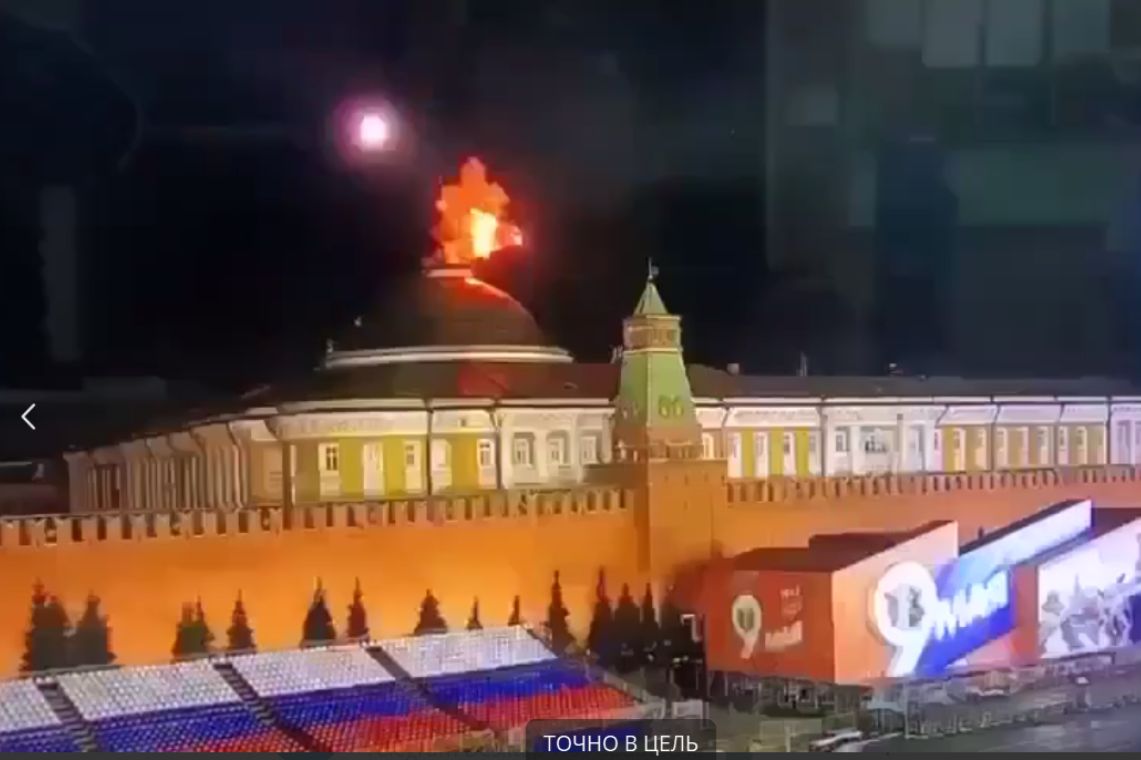 Dron zaatakował Kreml. Tak miał zareagować Putin