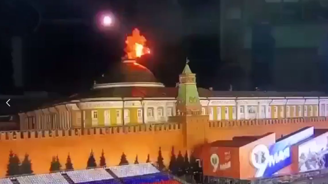 Kreml został zaatakowany dronami