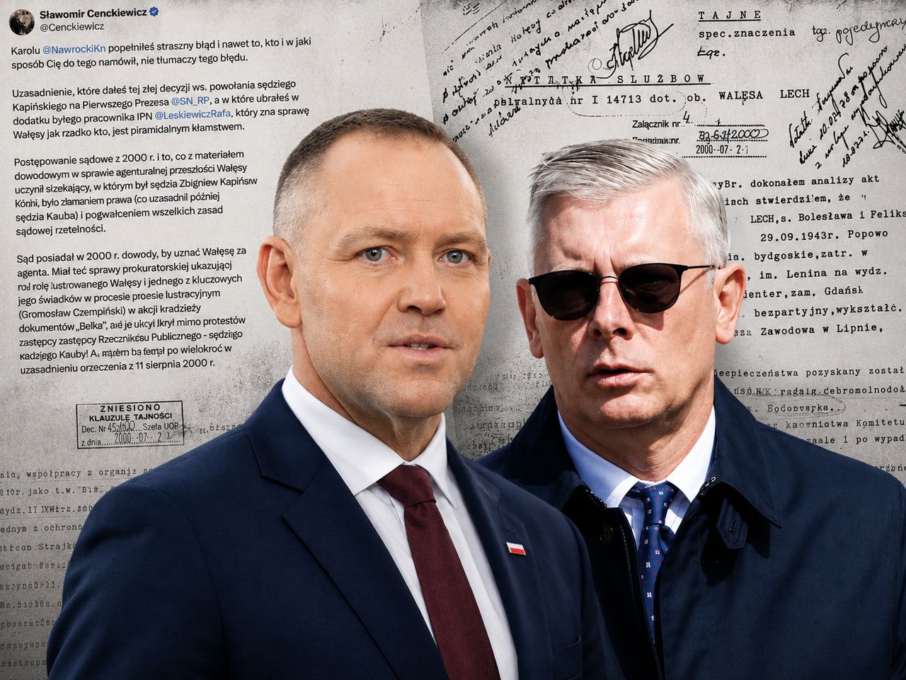 Reakcja Cenckiewicza wywołała poruszenie. Tak komentuje ją Pałac