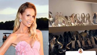 Izabela Janachowska chwali się wielką szafą pełną szpilek drogich marek: "Chanel, Manolo Blahnik, Louboutin..."