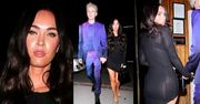 Megan Fox w PRZEŚWITUJĄCEJ sukience i Machine Gun Kelly w garniturze ombre podążają na randkę (ZDJĘCIA)